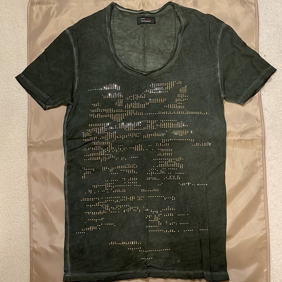 3 Zara Tshirts sz Small - Picture 2 of 4